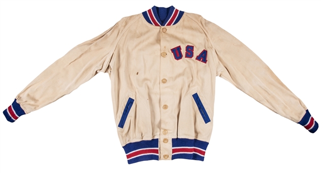 1960 Herb Brooks Team Worn Olympic Hockey Jacket (Patti Brooks LOA)